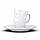 Набір кавовий 2 предмети порцелянова чашка для еспресо 80 мл із блюдцем Tassen 4100243, фото 3