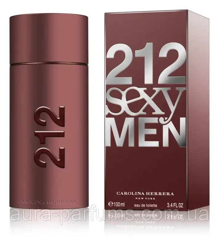 Чоловічі парфуми Carolina Herrera 212 Sexy Men Туалетна вода 100 ml/мл
