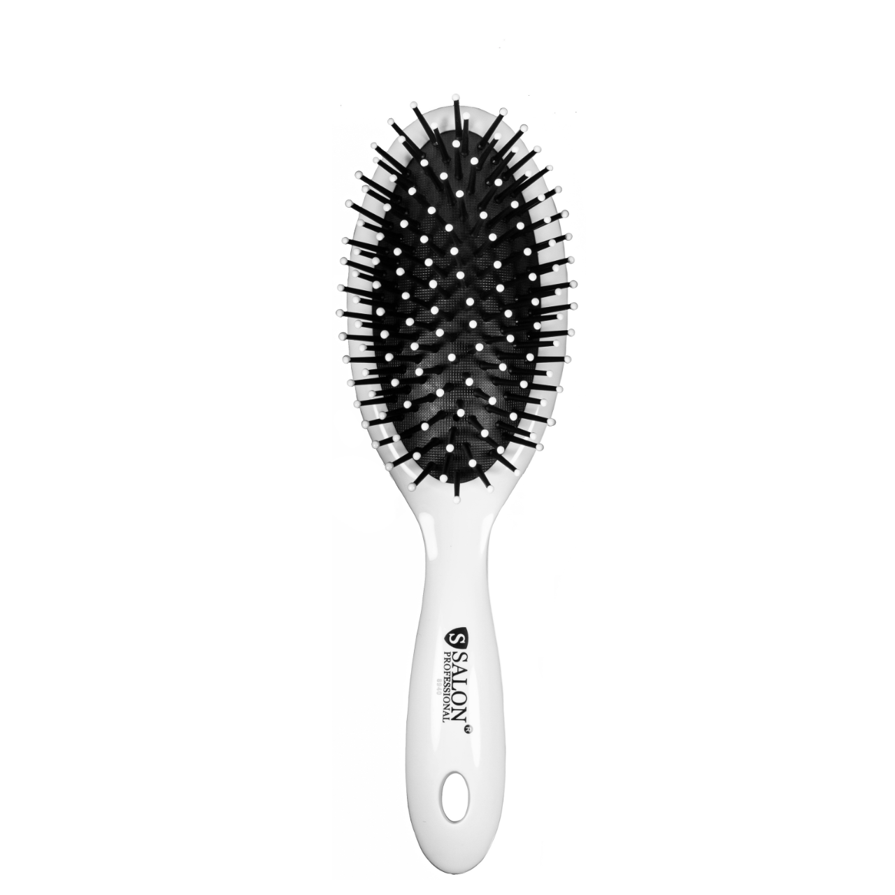 Щітка для волосся Salon Professional масажна овальна 8940 Біла