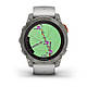 Смарт-годинник Garmin Fenix 7 Pro - Sapphire Solar Edition - титановий корпус з димчасто-сірим/помаранчевим ремінцем, фото 4