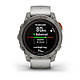Смарт-годинник Garmin Fenix 7 Pro - Sapphire Solar Edition - титановий корпус з димчасто-сірим/помаранчевим ремінцем, фото 5