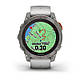 Смарт-годинник Garmin Fenix 7 Pro - Sapphire Solar Edition - титановий корпус з димчасто-сірим/помаранчевим ремінцем, фото 7
