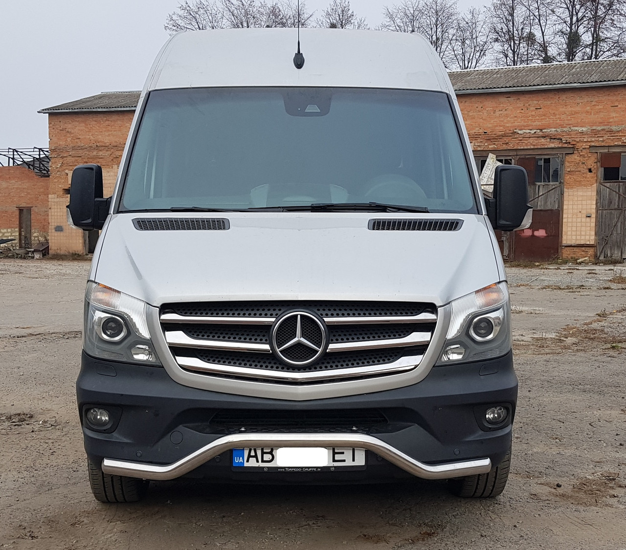 Кенгурятник УС одинарний Mercedes Sprinter 1995-2016 Захист бампера