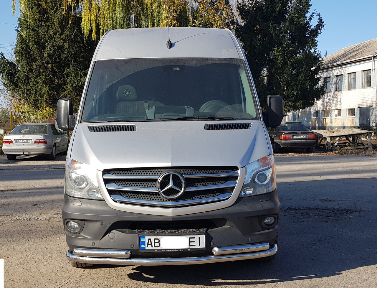 Кенгурятник УС подвійний Mercedes Sprinter 1995-2016+ передній захист