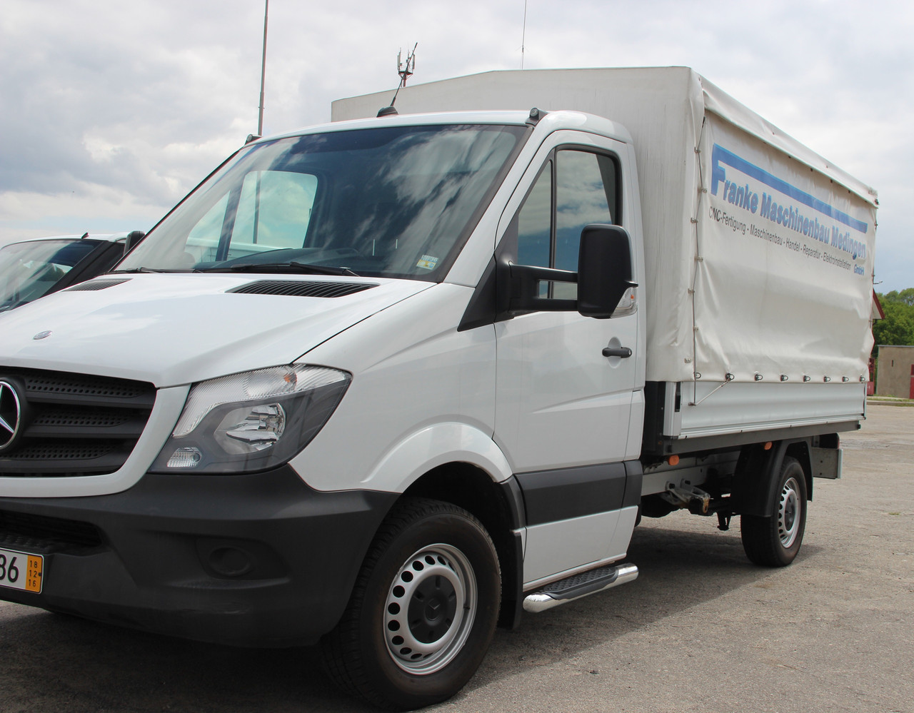 Підніжки дуги з проступями Mercedes Sprinter 1995-2016 з нержавіючої сталі