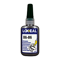 Фиксатор вал-втулка LOXEAL 86-86, высокая прочность, вязкий, зазор до 0,3 мм, +230°C, 50 мл