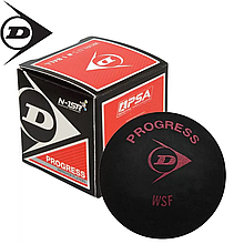 М'яч для сквошу Dunlop Progress 1 червона крапка