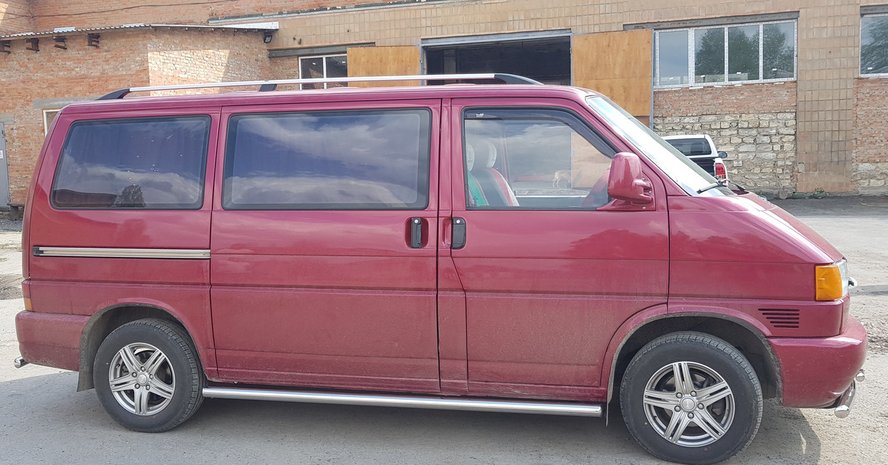 Підніжки труби з проступями Volkswagen T4 1990-2003 Бічний захист дуги