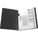 Папка з файлами, дисплей-книга Axent (A4, 20 файлів, чорний) 1020-01-A, фото 4