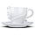 Чайний набір 2 предмети чашка 260 мл із блюдцем порцеляна Tassen 4100253, фото 3