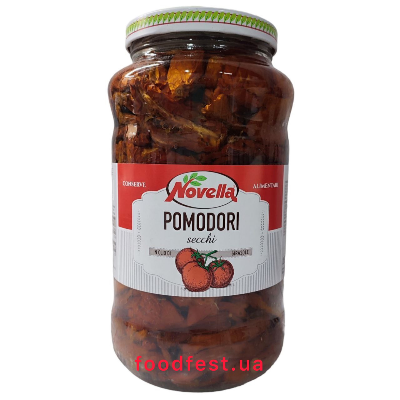 Томати вялені в олії Pomodori secchi TM Italcarciofi 3100/1500г