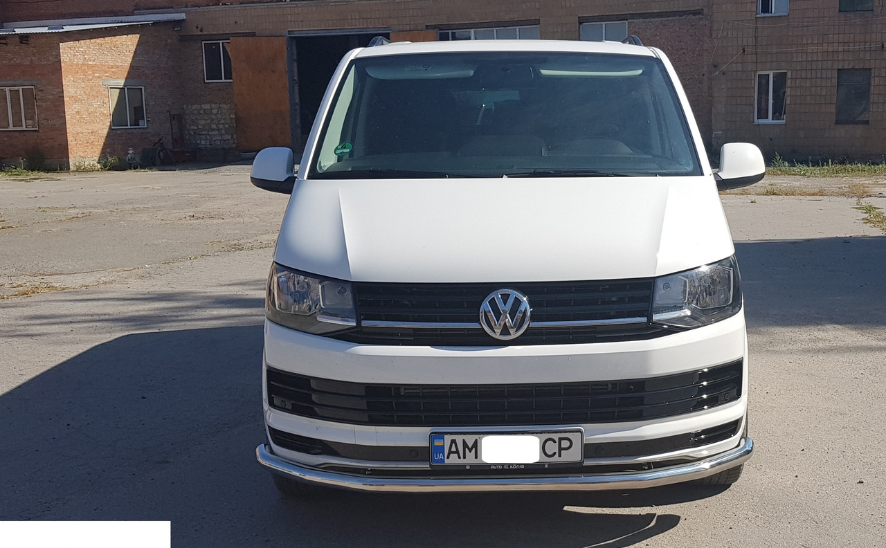 Кенгурятник УС одинарний Volkswagen T6 2015+ Захист бампера