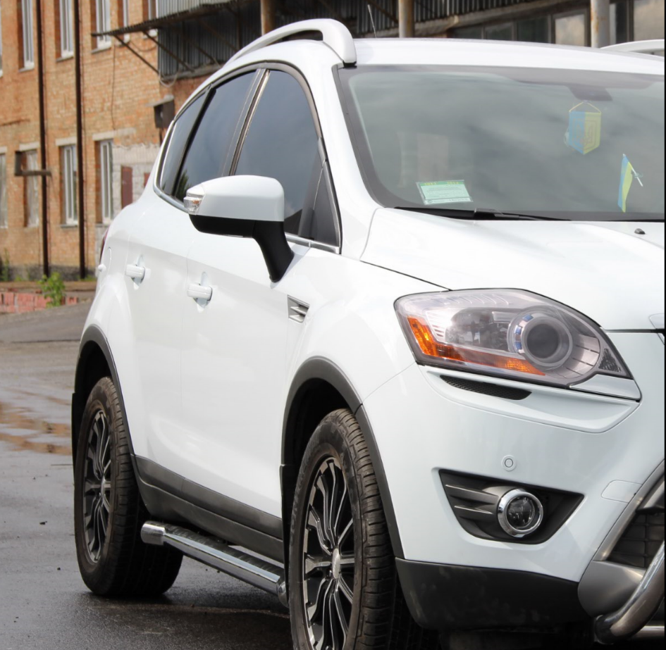 Підніжки труби Ford Kuga 2008-2017+ Бічний захист дуги пороги