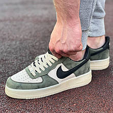 Чоловічі кросівки Nike Air Force 1 Low Green Beige Black ALL09444, фото 4