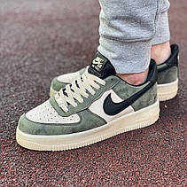 Чоловічі кросівки Nike Air Force 1 Low Green Beige Black ALL09444, фото 5