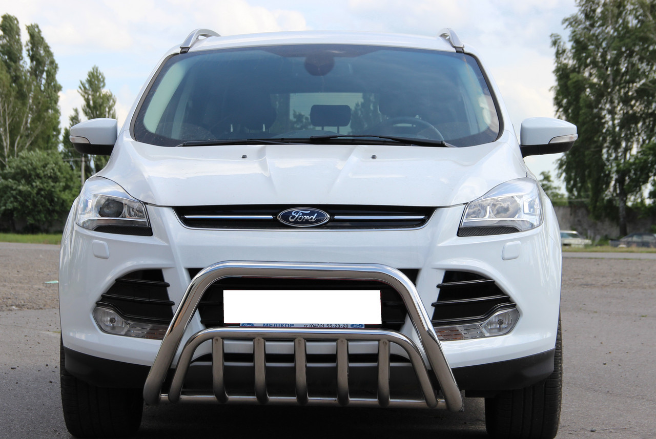 Передній захист Кенгурятник для Ford Kuga 2008-2017+ з нержавіючої сталі