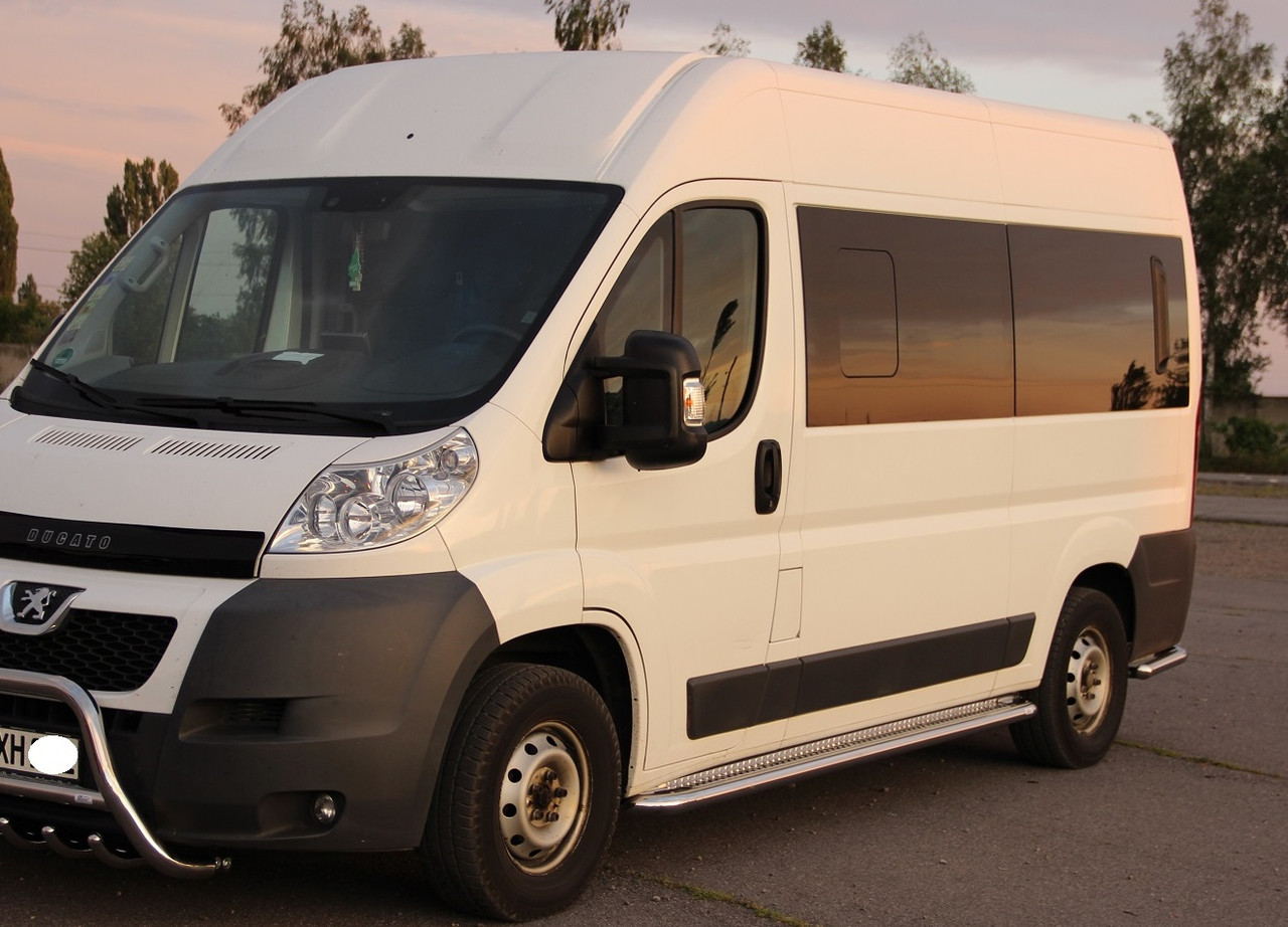 Підніжки майданчик Peugeot Boxer 2006+ Бічний захист