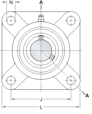 Підшипник з корпусом UCF 212/H, SKF (Швеція)