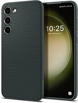 Чохол Spigen для Samsung Galaxy S23 — Liquid Air, Abyss Green (ACS05713)