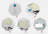 LED плати світлодіодні складання SMD2835 прожектор 30 Вт 220В (Білий світ), фото 3