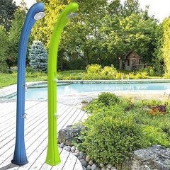 Душ для уличного бассейна солярный Aquaviva Cobra с мойкой для ног, зеленый DS-C720VE, резервуар для воды 32 л - фото 6 - id-p1865692874