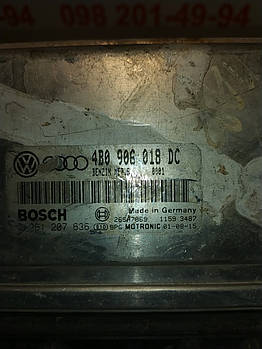 Блок управління двигуном Volkswagen Passat B5, Audi A6 C5, 1.8 t,