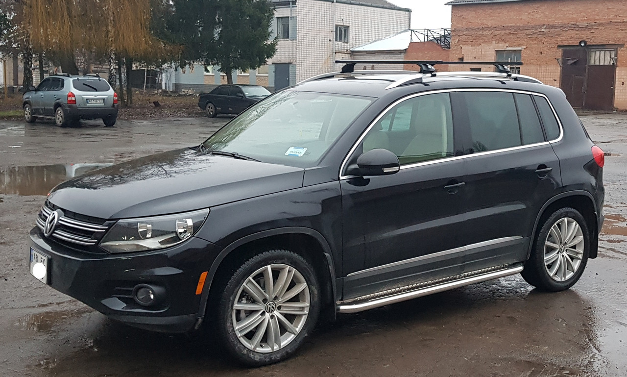 Підніжки майданчик Volkswagen Tiguan 2011-2016 Бічний захист дуги пороги