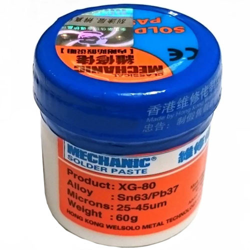 Паяльна паста Mechanic XG-80, 60g