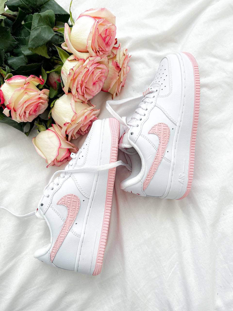 Pink nike hotsell air force 1s