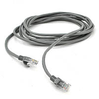 TU  TU Патч-корд литой RITAR, UTP, RJ45, Cat.5e, 2m, серый, Cu (медь) Q500