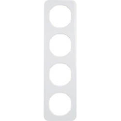 Рамка 4Х пластик, R. 1 Berker Полярна білизна