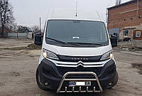 Кенгурятник передняя защита для Citroen Jumper 2014+ из нержавеющей стали