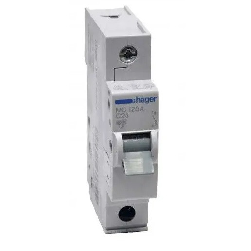Автомат Хагер 25а 1Р С MCN125, фото 1