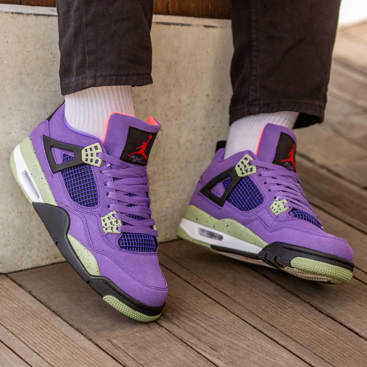 Nike Air Jordan Retro 4 Purple Suede