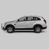 Бічна захист пороги труби Chevrolet Captiva 2006+ 2011+ захист заднього бампера дуги пороги