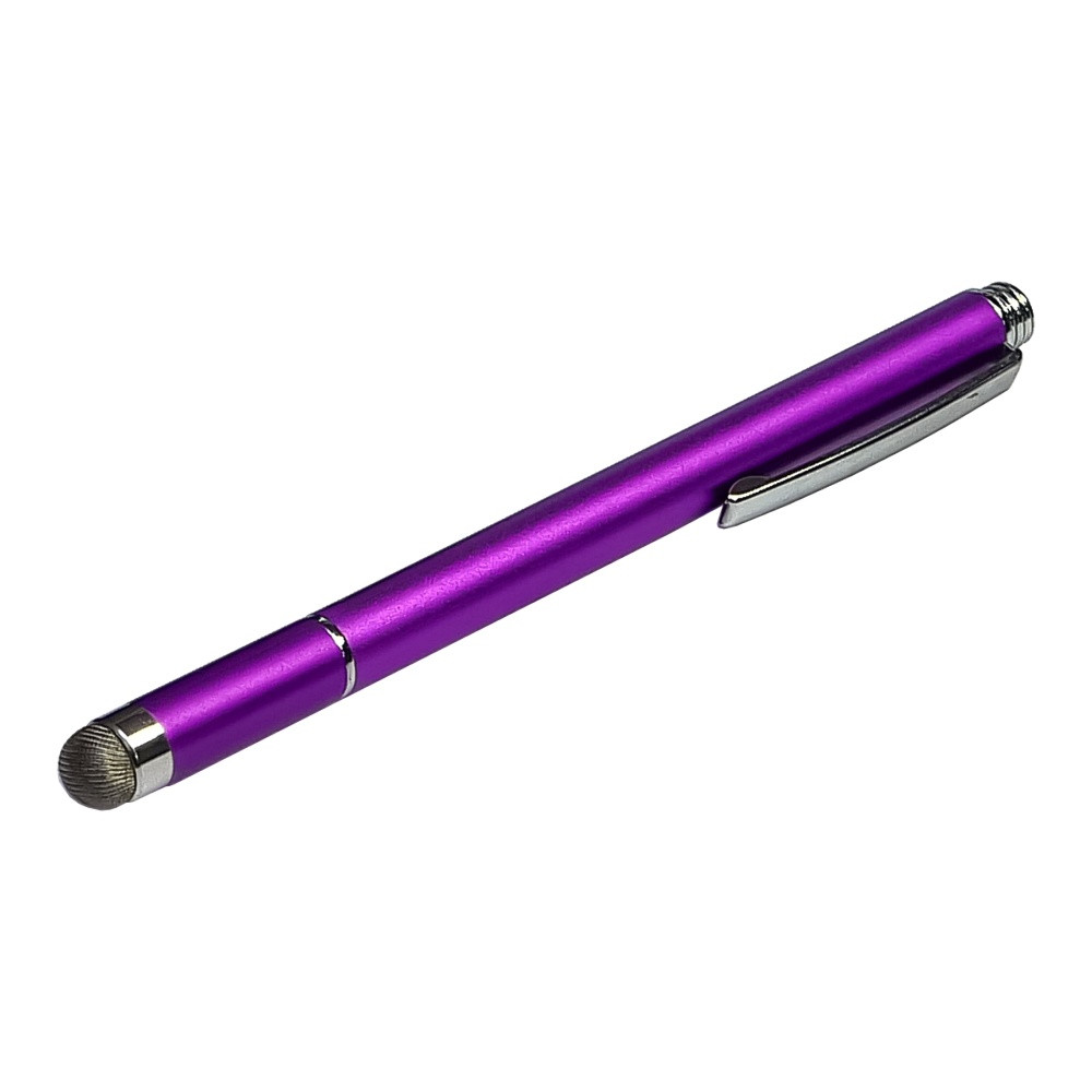 TU TU Стилус ёмкостный, высокоточный, Jot Pro , со съёмной микро-волоконной насадкой, алюминиевый, фиолетовый