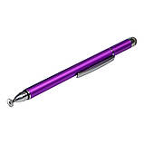 TU  TU Стилус ёмкостный, высокоточный, Jot Pro , со съёмной микро-волоконной насадкой, алюминиевый, фиолетовый, фото 3