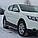Бічна захист пороги майданчик Nissan Qashqai 14-17 06-13 17+ захист заднього бампера дуги пороги, фото 6