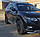 Бічна захист пороги майданчик Nissan Rogue 2007+ захист заднього бампера дуги пороги, фото 3