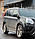Бічна захист пороги майданчик Nissan X-Trail T30 00-07 T31 07-13 T32 2013+ захист заднього бампера дуги, фото 3