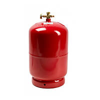 TU  TU Газовый балон ПРОПАН 5кг(12л), давление 18BAR + горелка 20448, Red, Q2