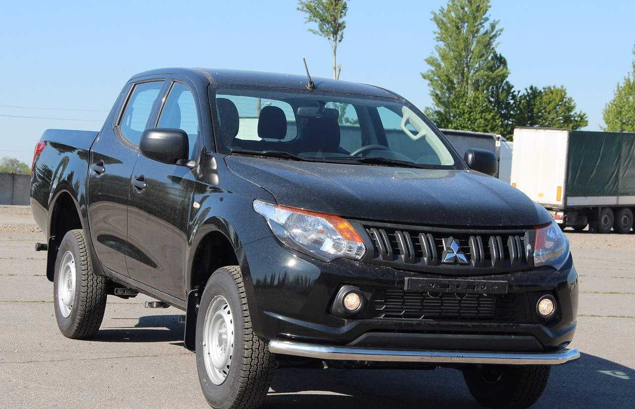 Захист переднього бампера ВУС одинарний Mitsubishi L 200 96-06 07-10 10-15 15+ Кенгурятник дуги пороги
