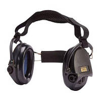 Активні навушники для стрільби Sordin Supreme Pro-X Black із заднім тримачем під шолом