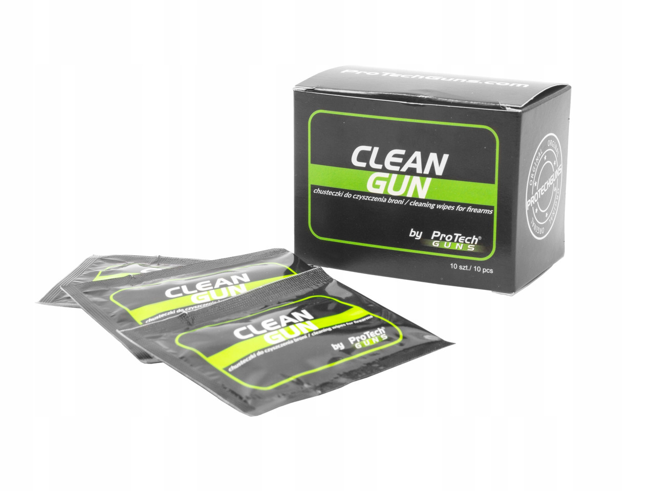 Серветки для чищення зброї Pro Tech Guns Clean Gun 10шт