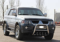 Кенгурятник для Mitsubishi Pajero Sport 1996-2008 Защита заднего бампера/дуги/пороги