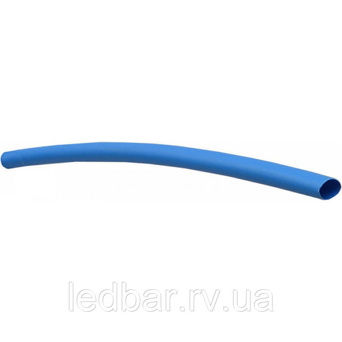Термоусаджувальна трубка синя 5/2.5 1м., фото 1