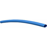Термоусаджувальна трубка синя 5/2.5 1м.