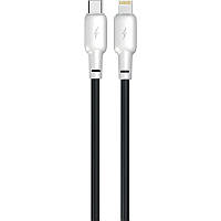 Cable Gelius Full Silicon GP-UCN001CL Type-C to Lightning Black/White