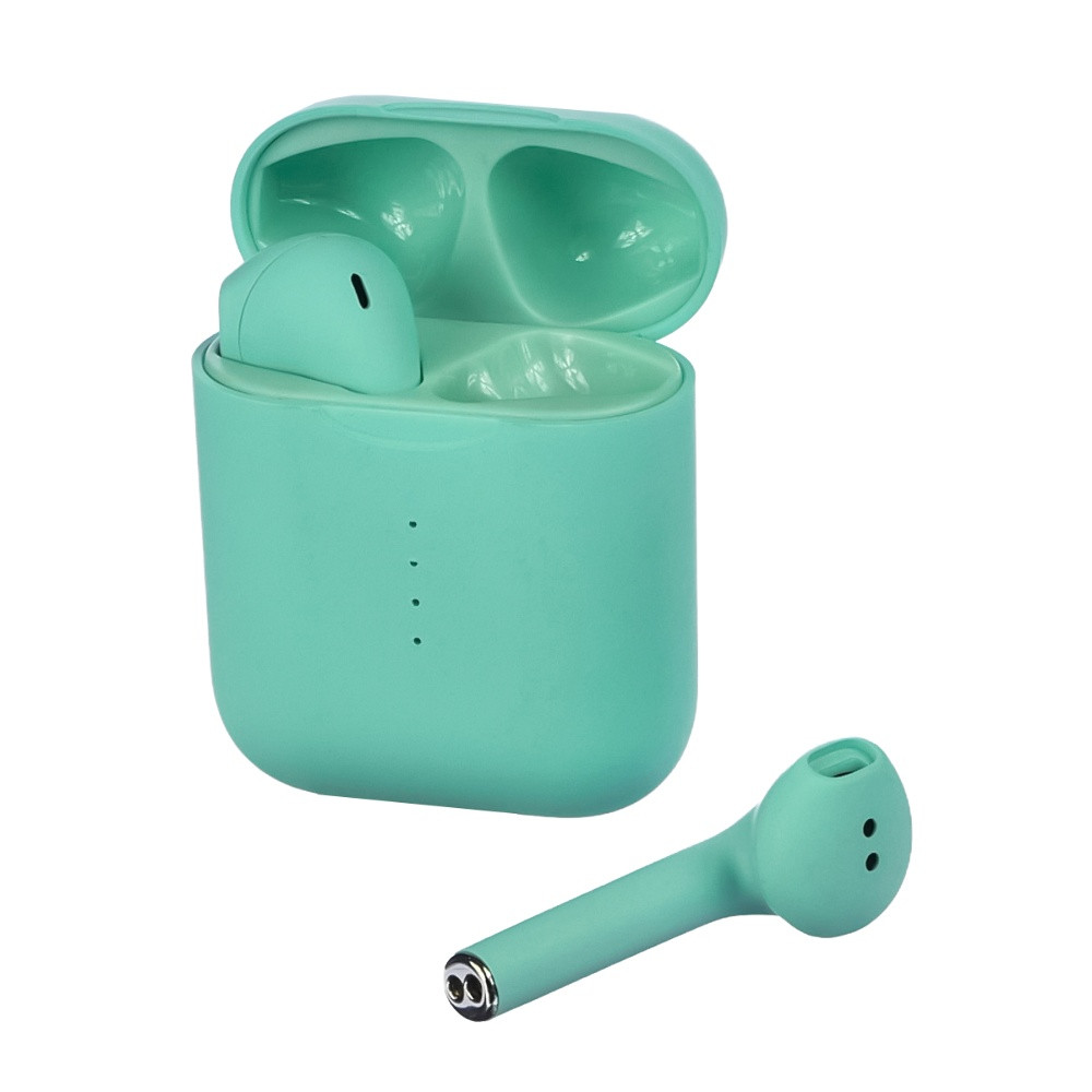 TU  TU Беспроводные TWS наушники V8 вкладыши turquoise, фото 1