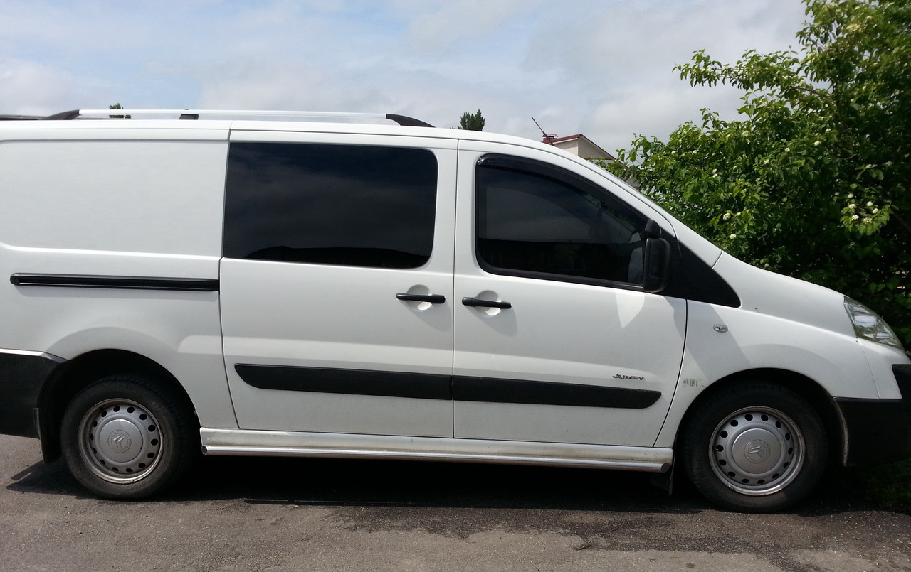 Бічна захист пороги труби Fiat Scudo 1995-07 2007-16 2016+ кенгурятник захист задня дуги пороги